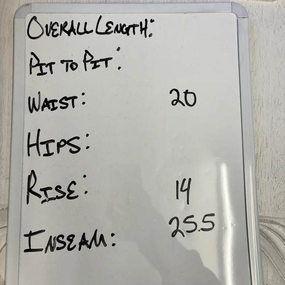 Draper’s & Damon’s Pull On Wide Leg Linen Blend Pants 2x Cream Cropped Capri - Picture 5 of 6